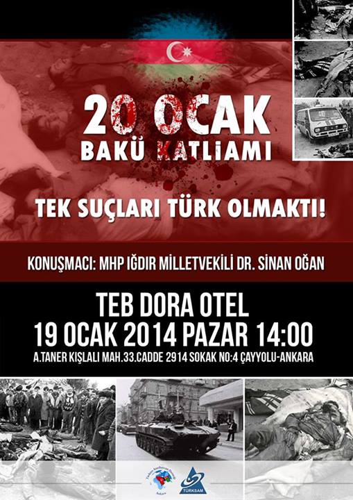 TÜRKAZDER ve TÜRKSAM'dan 20 Ocak Bakü Katliamı Konferansı